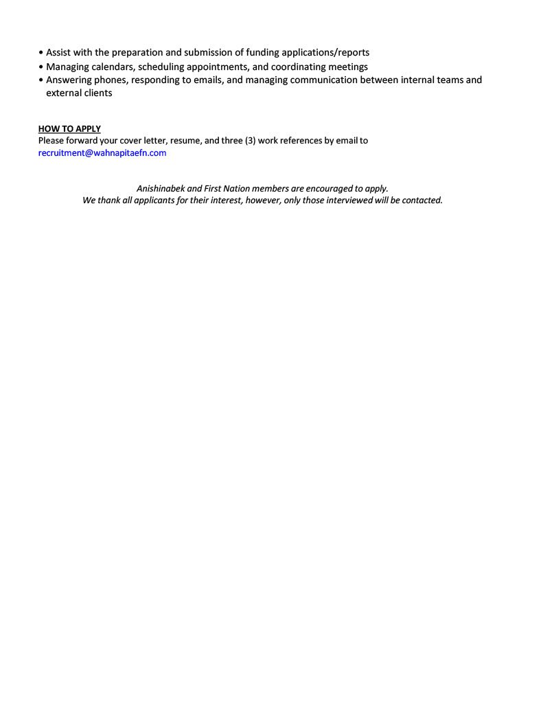 Social Services Assistant P2