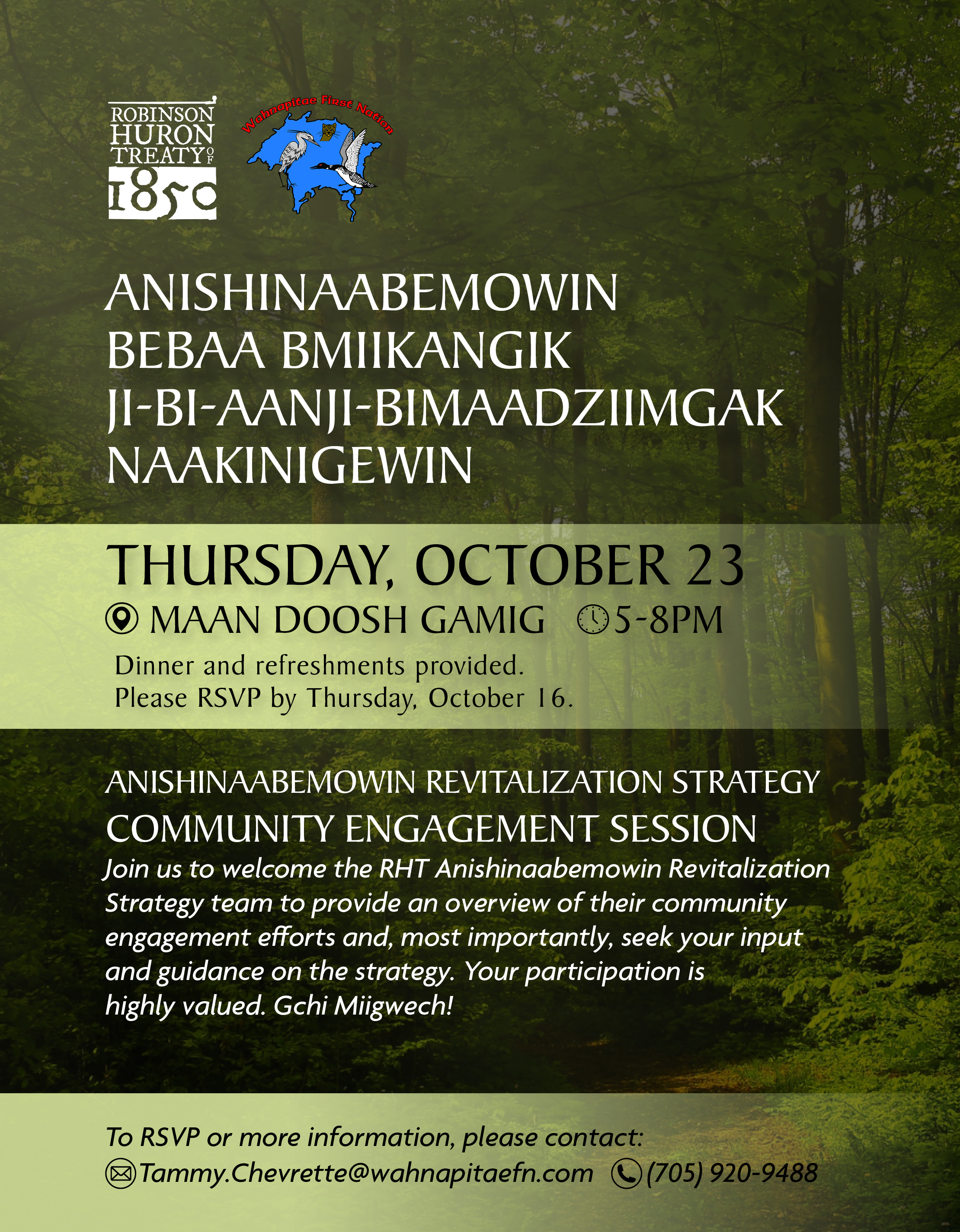 RHT Language Revitalization Engagement Session 