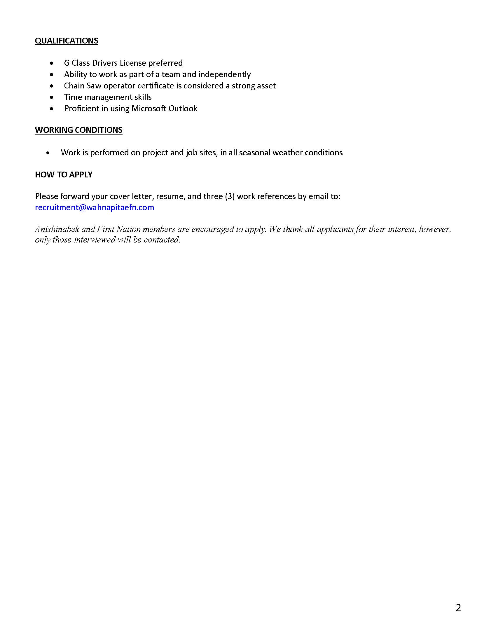 Indigenous Housing Intern Job Ad Page 2