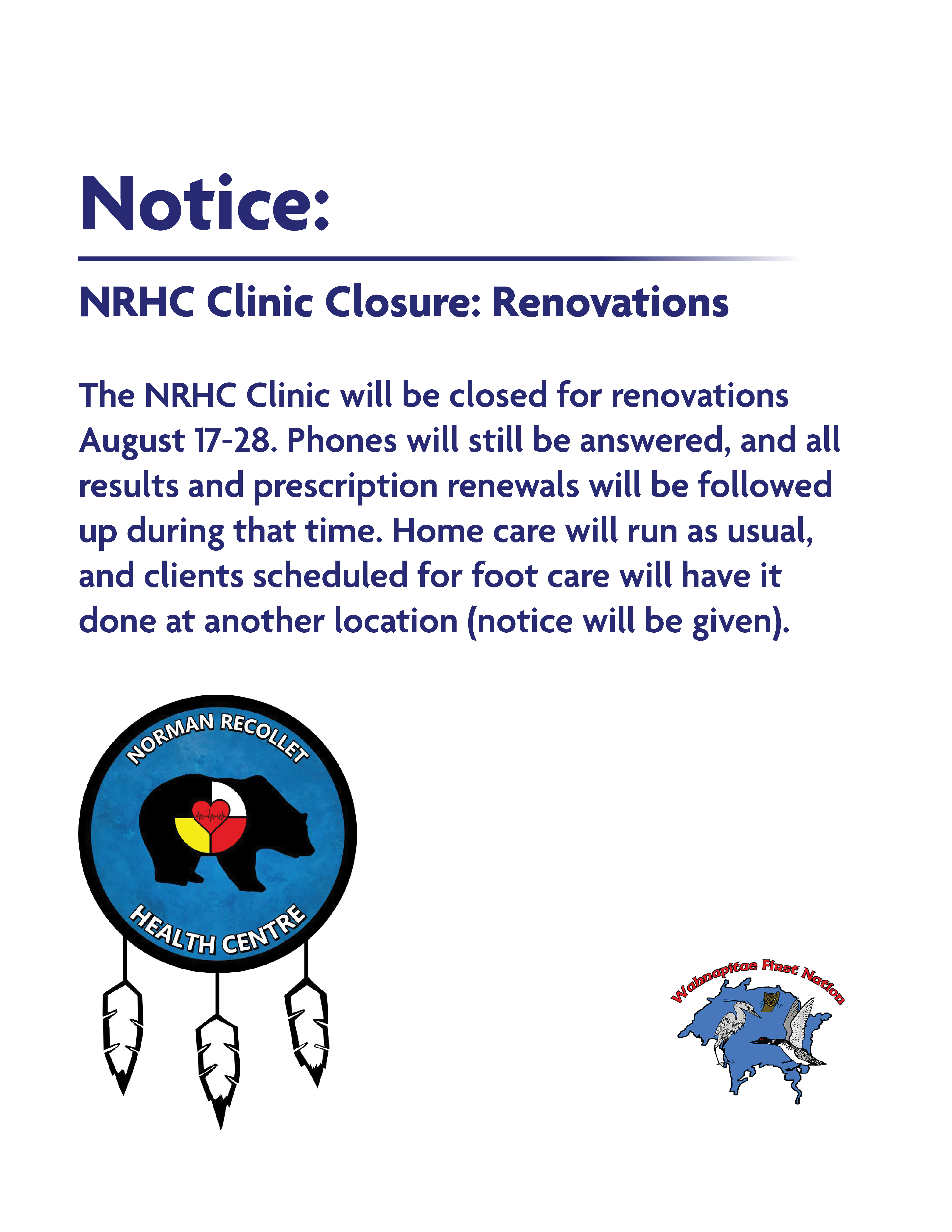 NRHC Closure