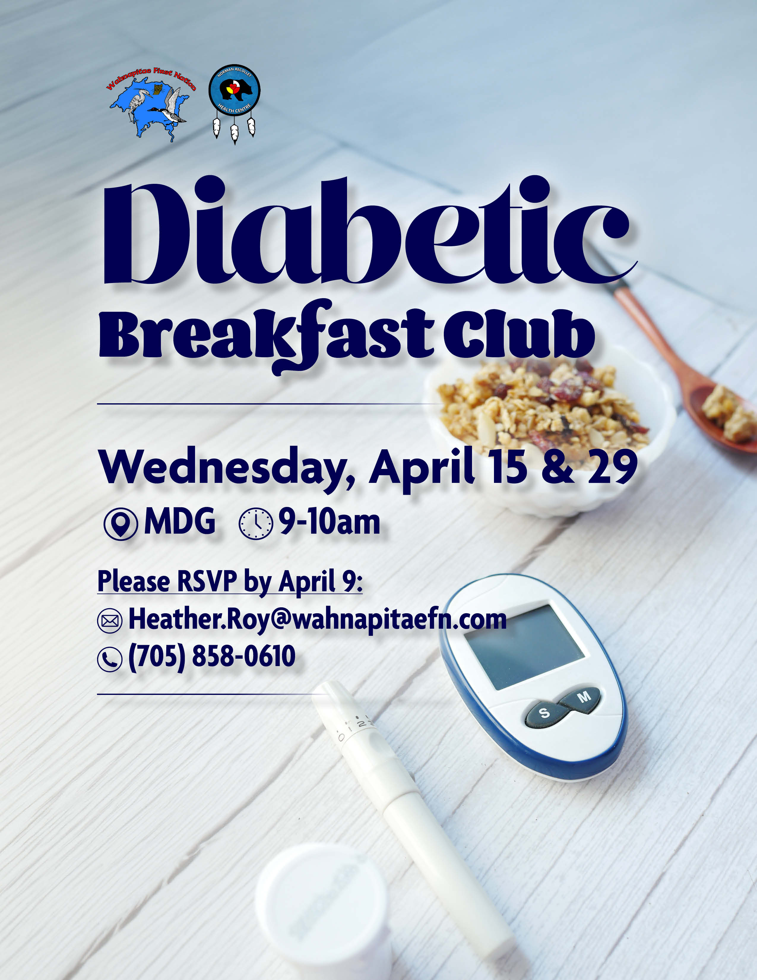 Diabetic Breakfast Club Flyer